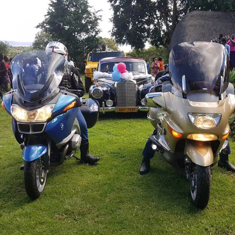 Motor cycles for wedding hire