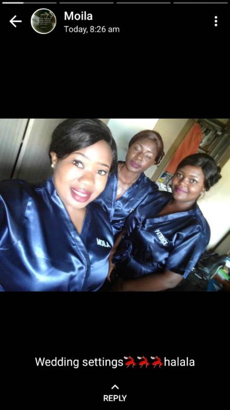 personalised morning gowns
