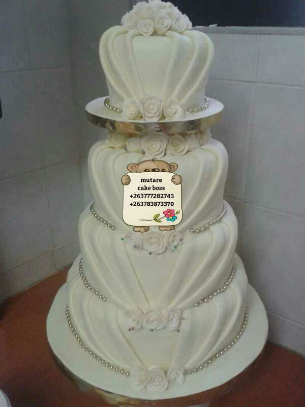 3 steps wedding cake 🍰