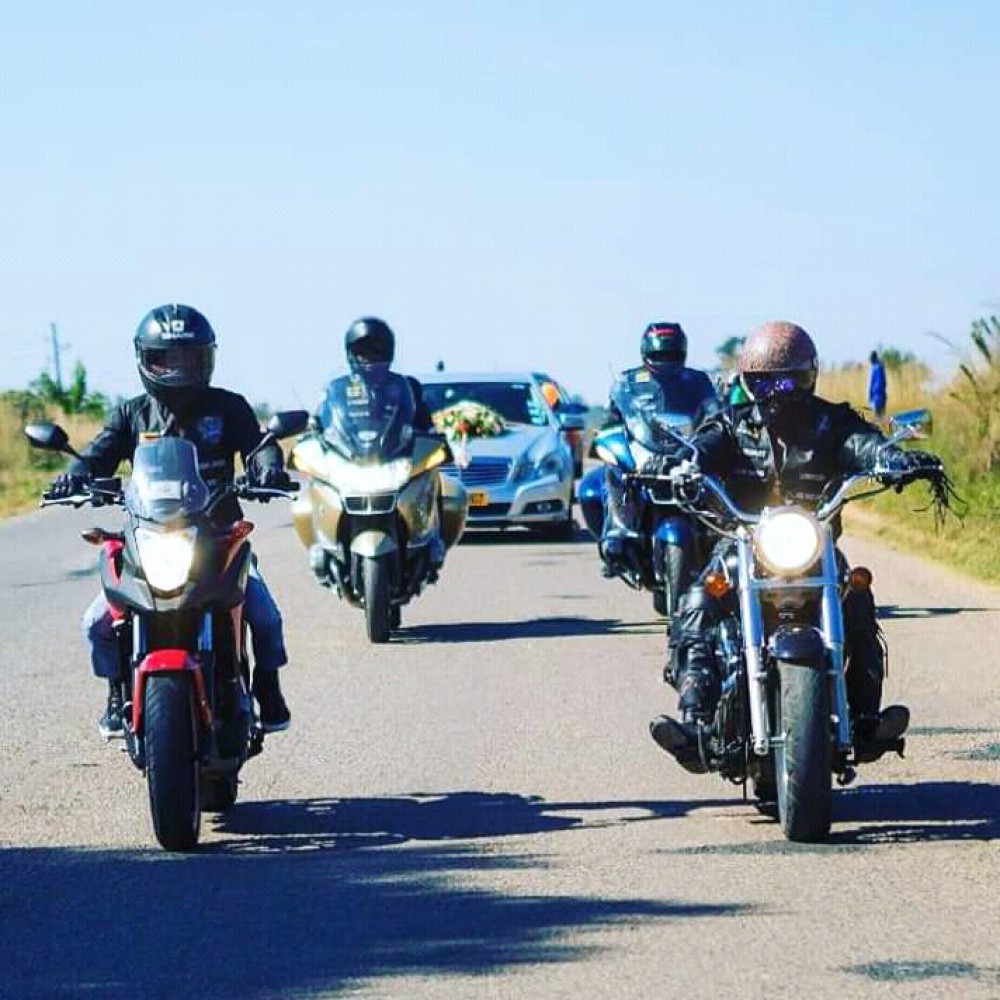 Motor cycles for wedding hire