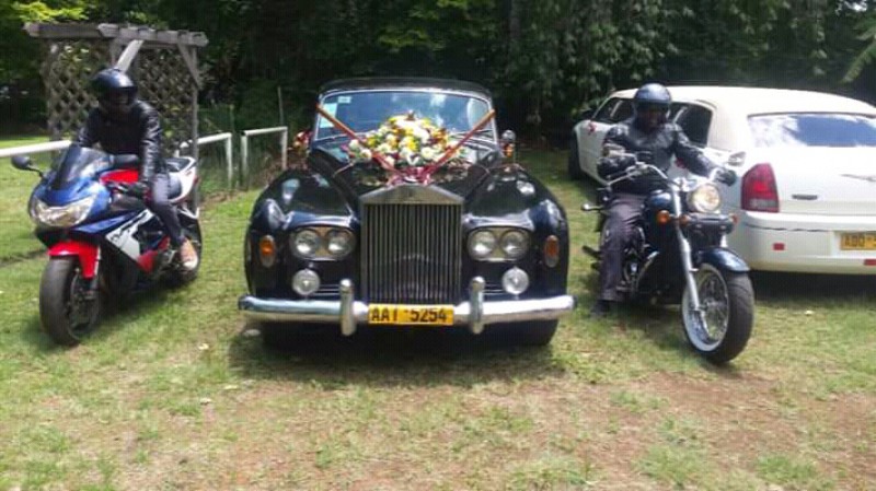 Motor cycles for wedding hire