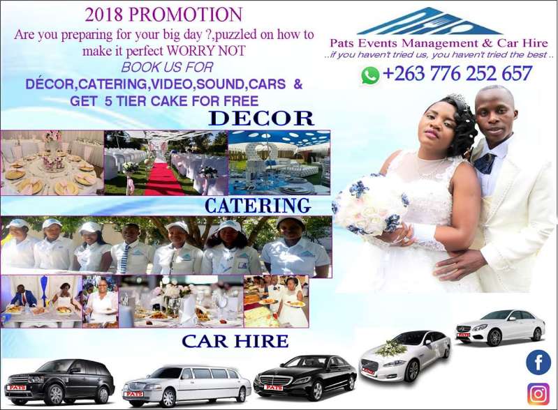 Pat's Events Management & Car hire Zimbabwe